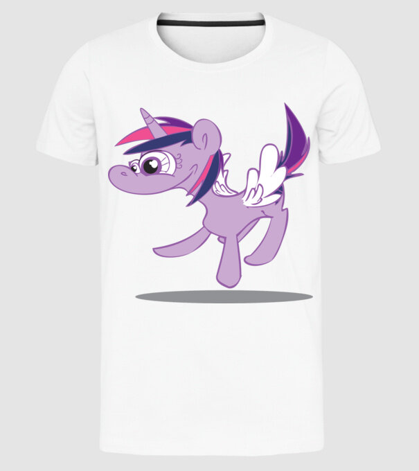 ugly my little pony minta fehér pólón