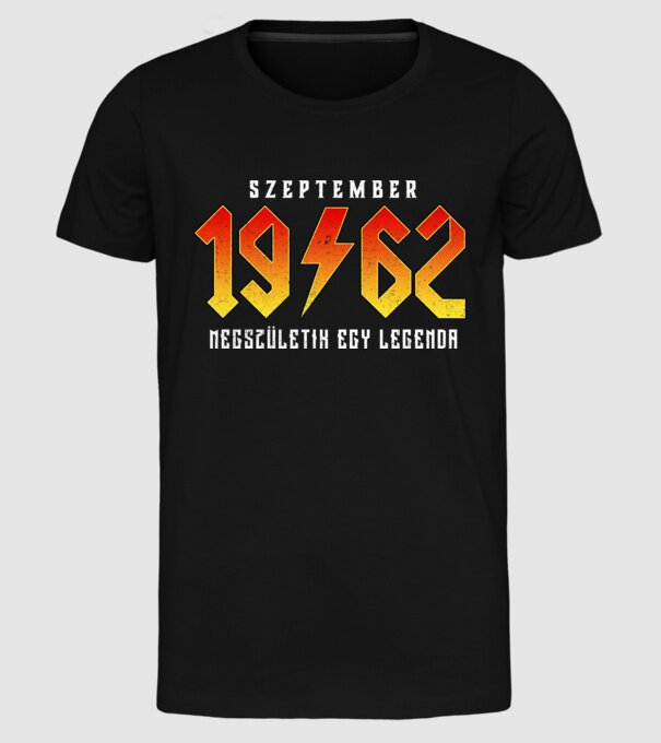 1962 Szeptember megszületik egy legenda minta fekete pólón