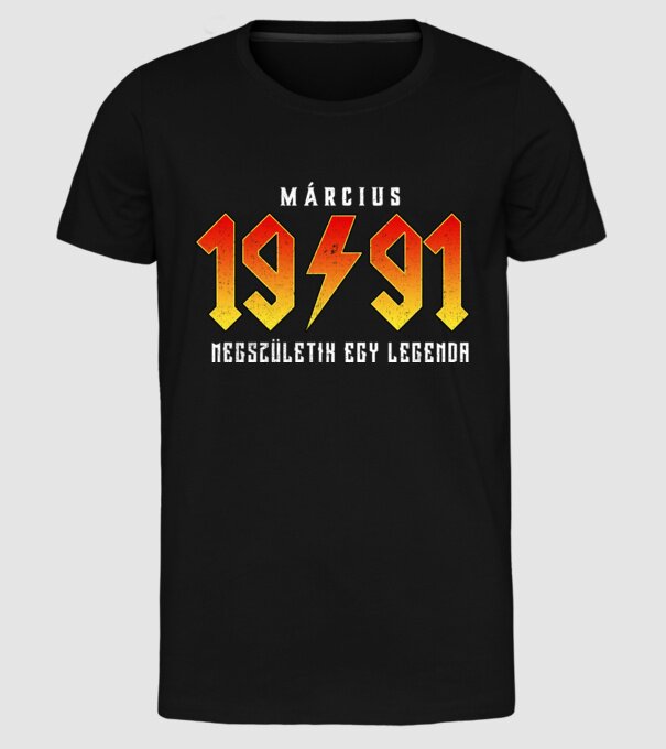 1991 03-MÁRCIUS minta fekete pólón