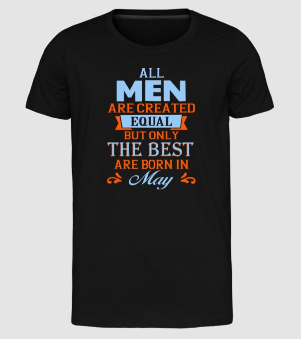 All men created equal....may minta fekete pólón