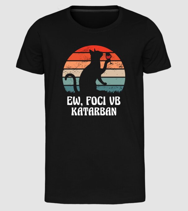 Ew vb minta fekete pólón