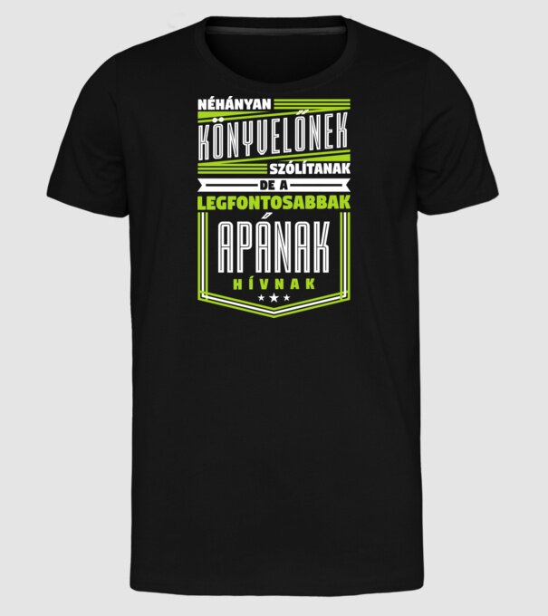 Néhányan Könyvelőnek szólítanak... minta fekete pólón