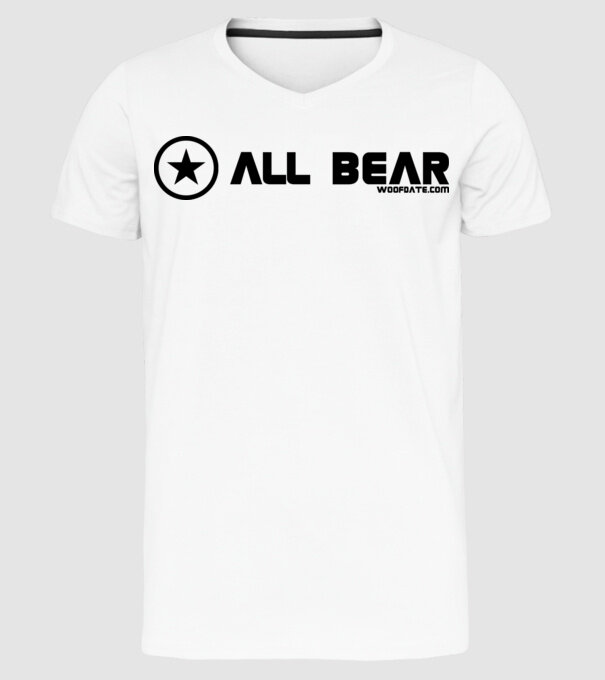 All Bear CStyle minta fehér pólón