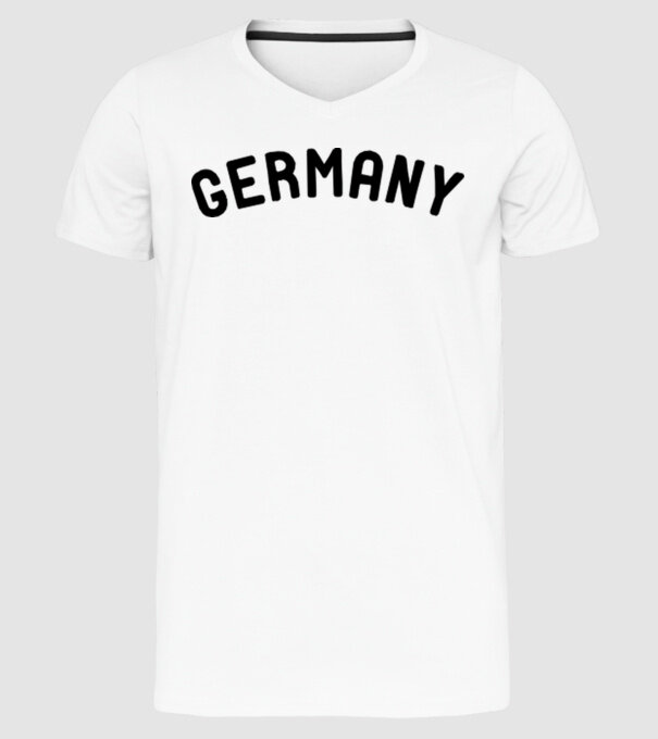 Germany minta fehér pólón