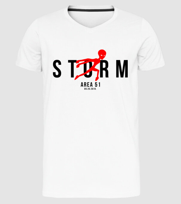 Storm Area 51 Jordan white minta fehér pólón