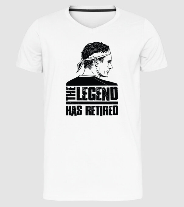 The Legend Roger Federer minta fehér pólón
