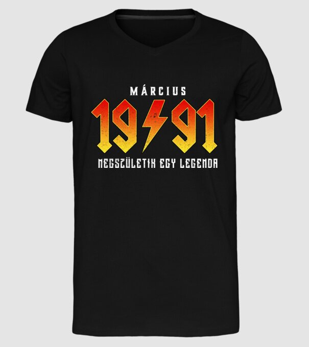 1991 03-MÁRCIUS minta fekete pólón