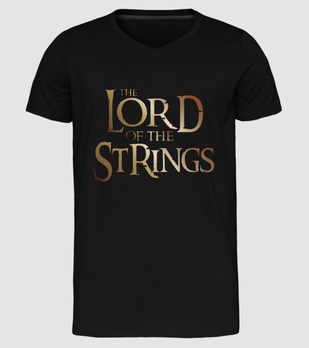 Lord of the Strings  minta fekete pólón