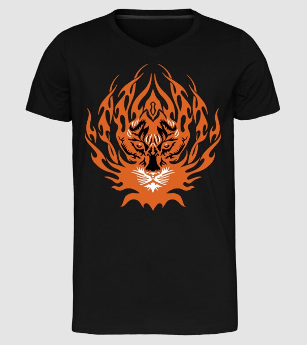 TIGER.ai minta fekete pólón
