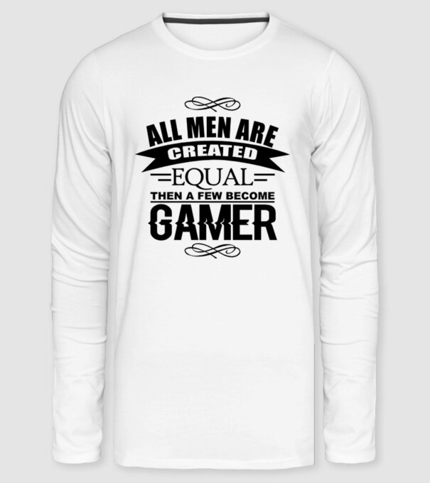 All men are created equal... minta fehér pólón