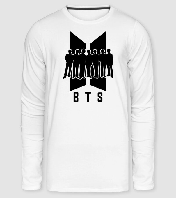 BTS minta fehér pólón