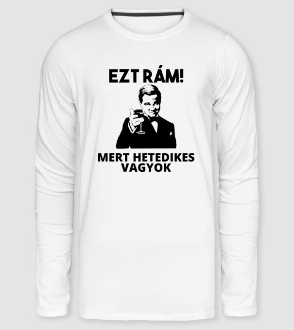 Di Caprio ezt rám mert hetedikes vagyok minta fehér pólón