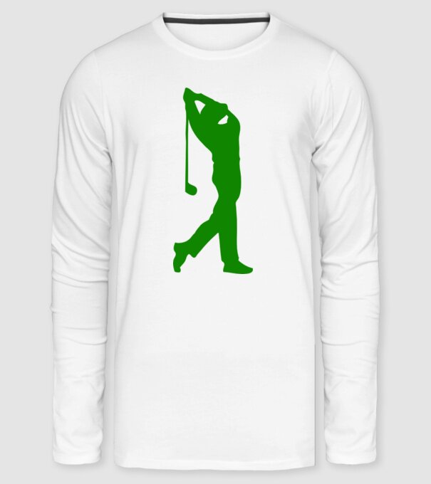 Golf  minta fehér pólón