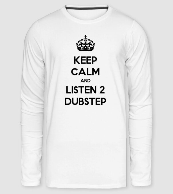 Keep Calm... minta fehér pólón