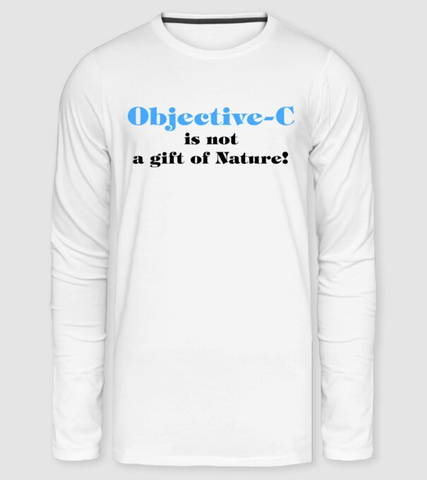 objective-C.ai minta fehér pólón