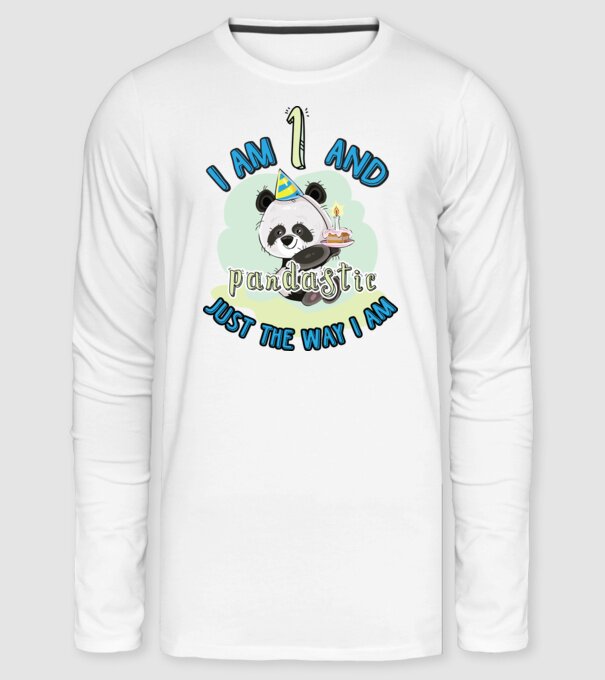 PANDASTIC 1 minta fehér pólón