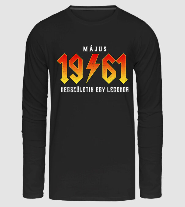 1961 05-MÁJUS minta fekete pólón