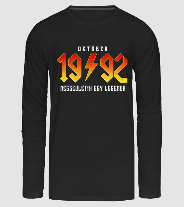 1992 Október megszületik egy legenda minta fekete pólón