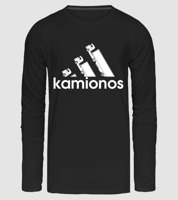 Adidas kamionos minta fekete pólón
