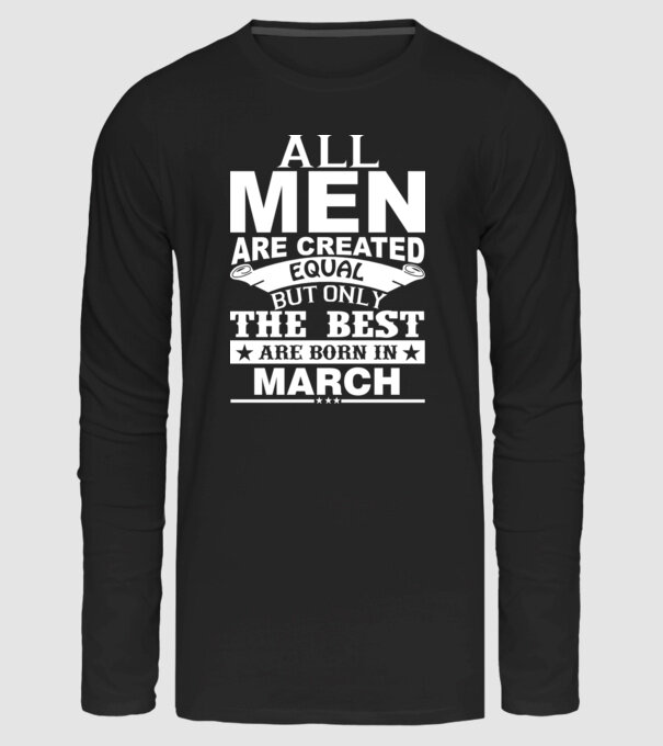 All men are created march minta fekete pólón