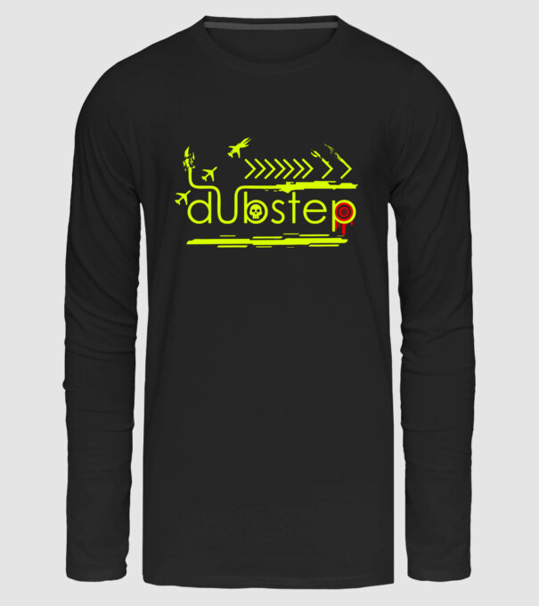 Dubstep minta fekete pólón