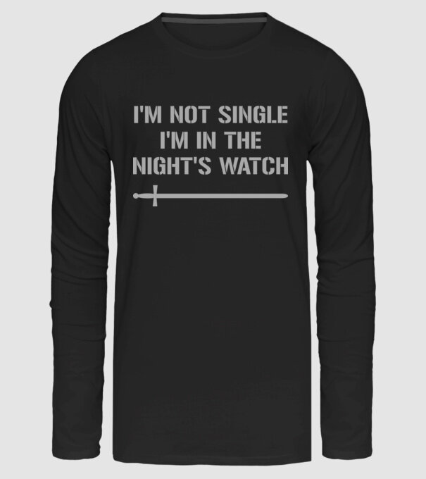 Im not single...! minta fekete pólón