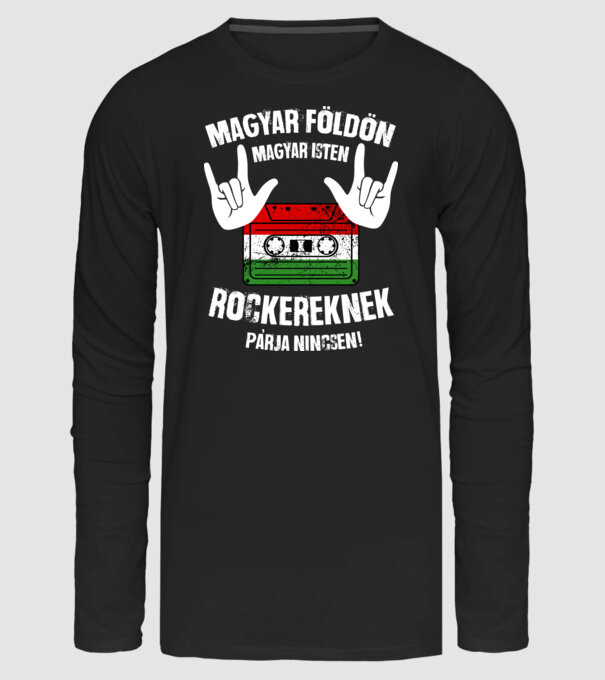 magyar földön minta fekete pólón
