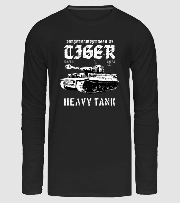Panzer VI tiger minta fekete pólón