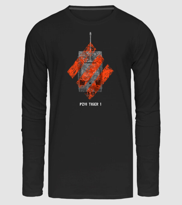 PZVI Tiger 1 heavy wot class minta fekete pólón