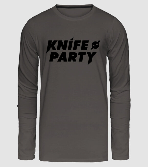 Knife Party minta sötétszürke pólón