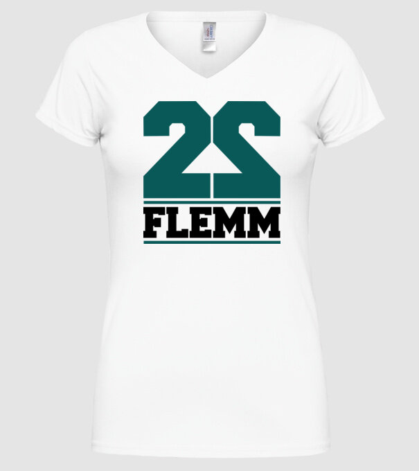 22_LARGE minta fehér pólón