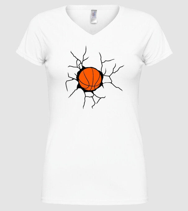 stock-vector-broken-wall-with-basketball-29803471 minta fehér pólón