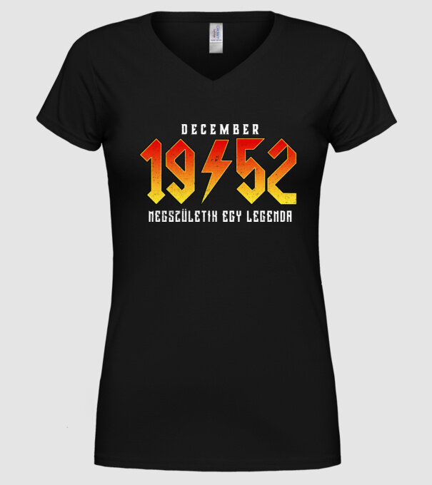 1952 December megszületik egy legenda minta fekete pólón