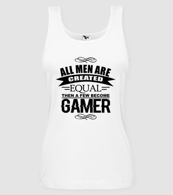 All men are created equal... minta fehér pólón
