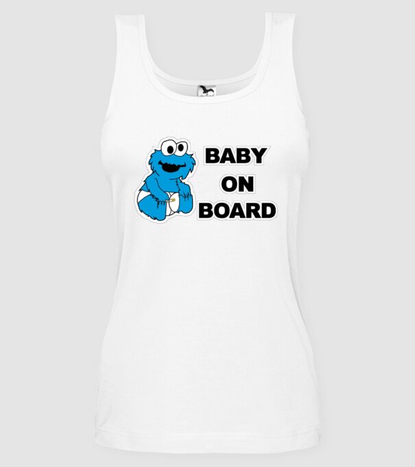 BabyMonster minta fehér pólón