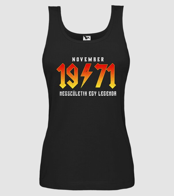 1971 11-NOVEMBER minta fekete pólón