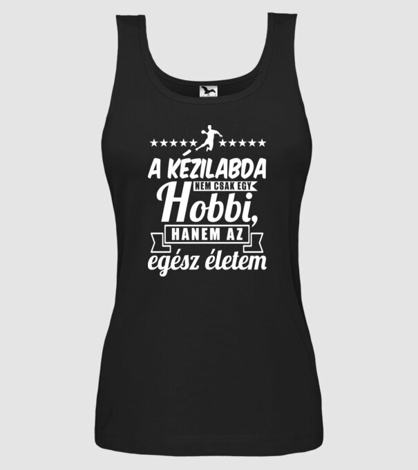 A kézilabda nem csak egy hobbi minta fekete pólón