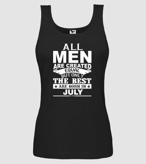 All men are created july minta fekete pólón