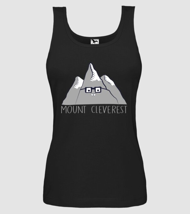 Mount cleverest minta fekete pólón