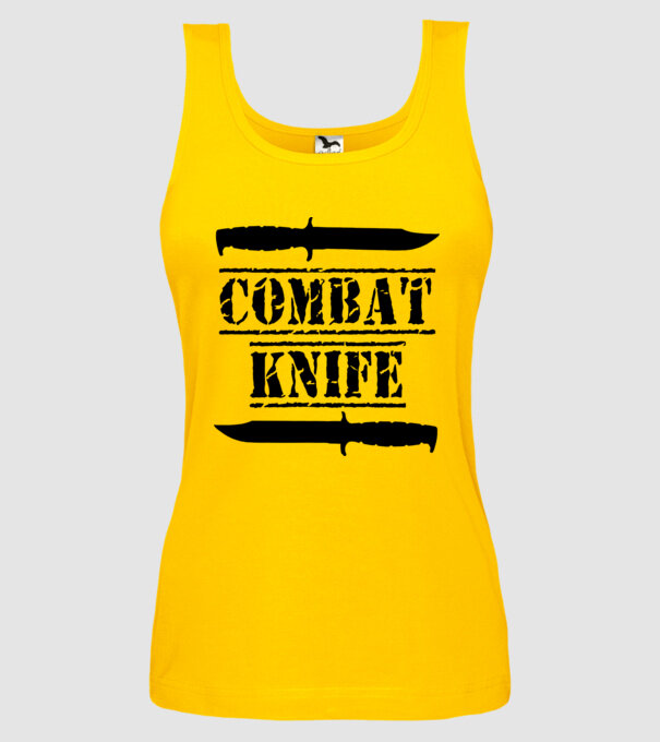 Combat knife 001 minta sárga pólón