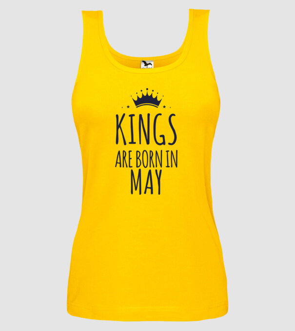 Kings are born in - May minta sárga pólón