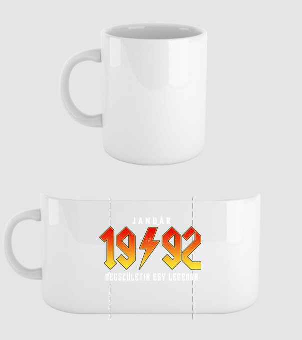 1992 január megszületik egy legenda minta fehér pólón