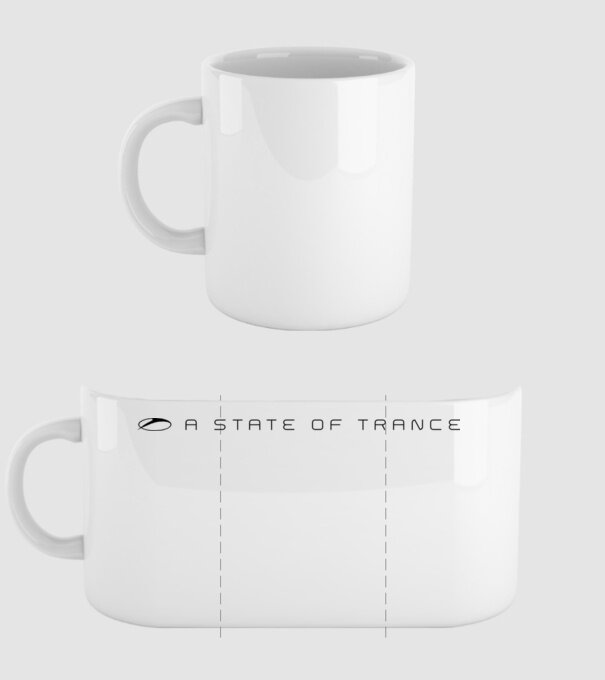 A State of Trance minta fehér pólón