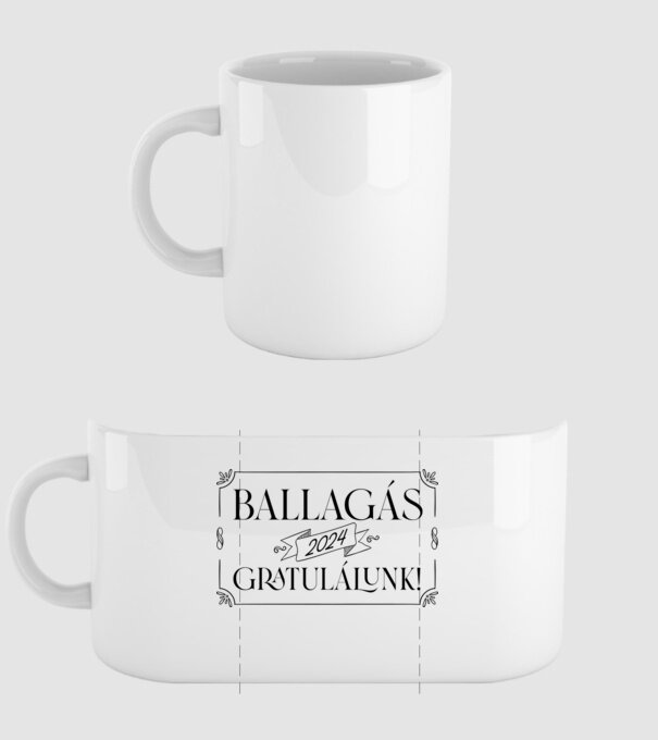 Ballagási tarisznya minta minta fehér pólón