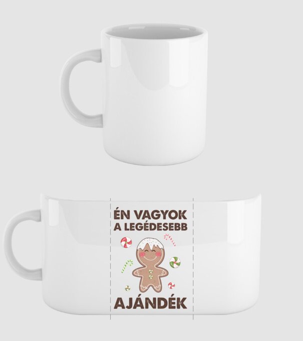 Én vagyok a legédesebb ajándék minta fehér pólón