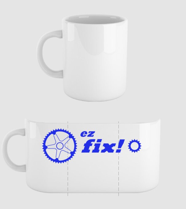 Fogas ez fix! minta fehér pólón