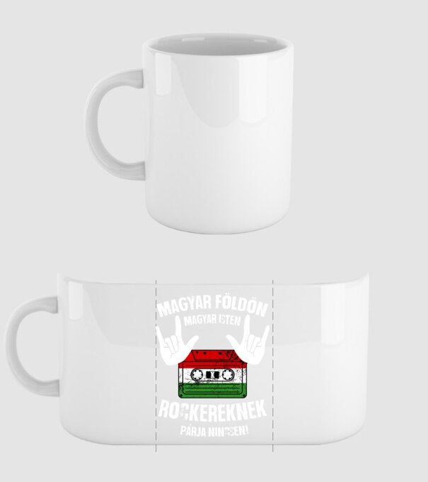 magyar földön minta fehér pólón