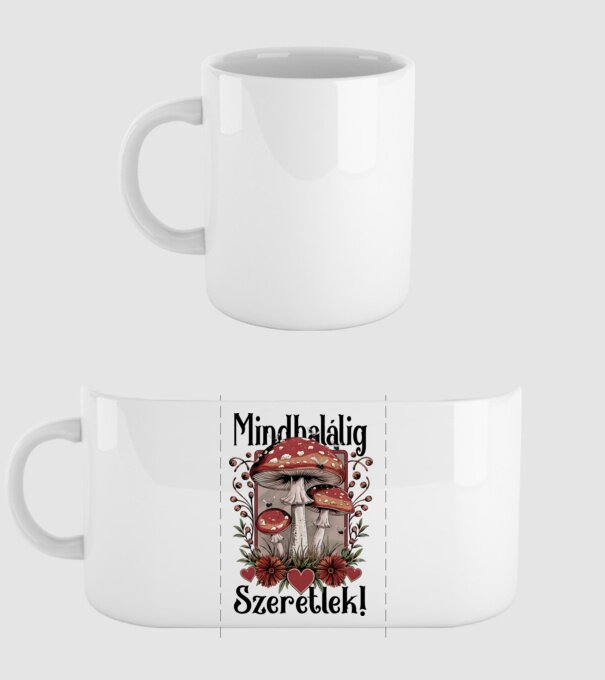 mindhalálig galóca - fehérre minta fehér pólón