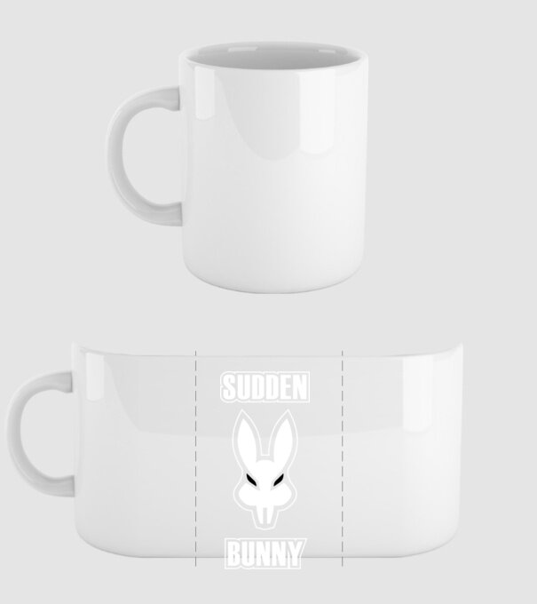 suddenbunny minta fehér pólón