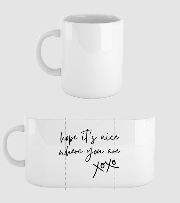 Taylor Swift hope its nice where you are minta fehér pólón